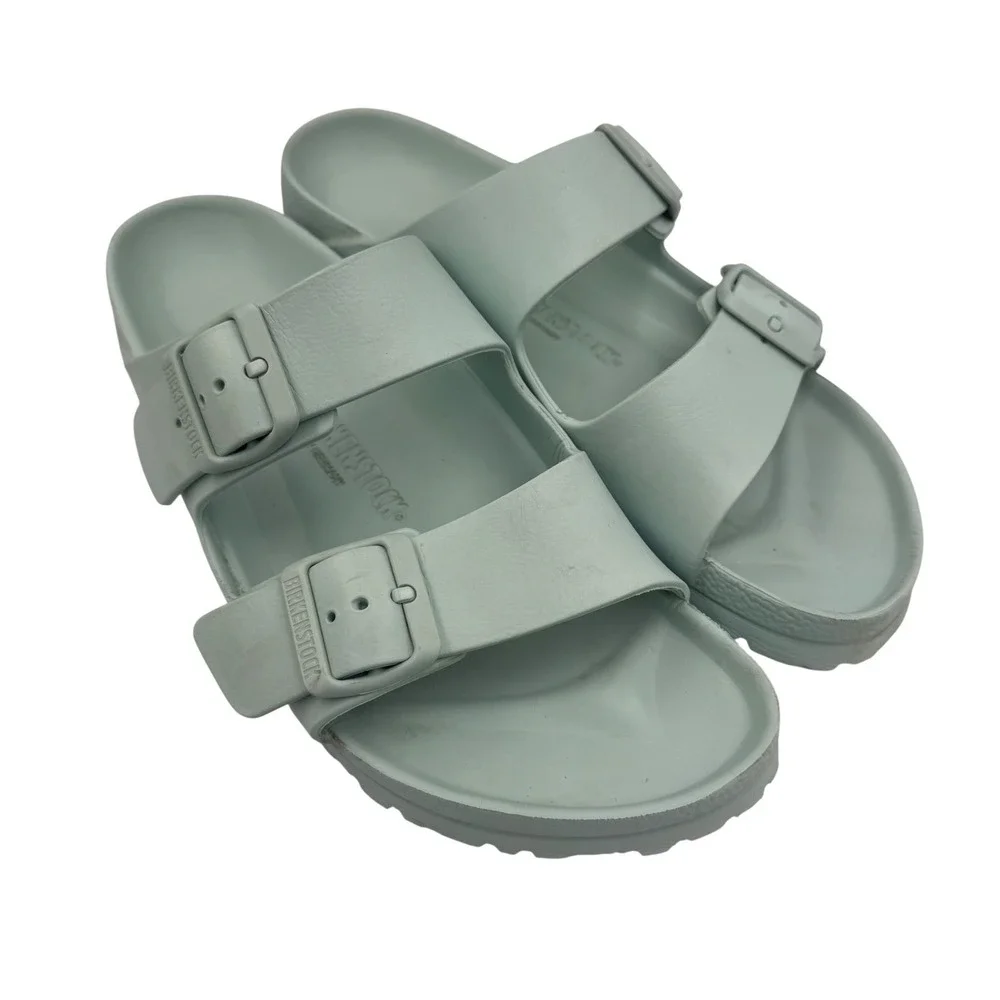 Birkenstock Arizona EVA Sandals Womens 9 Mint Green Waterproof Slides